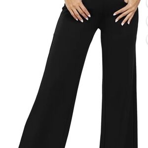 Black Wide-Leg Women’s Pants